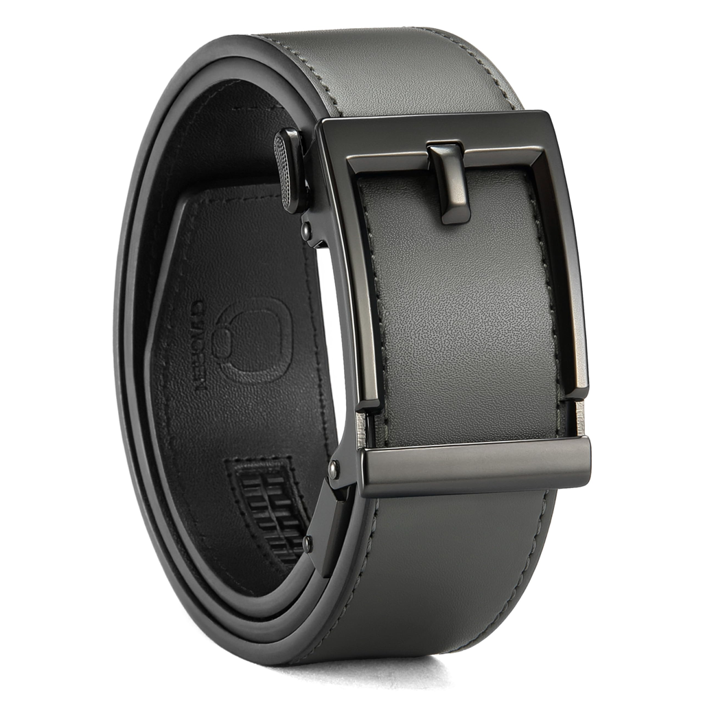 Walker JK Leather Co. Leather Belt Gray