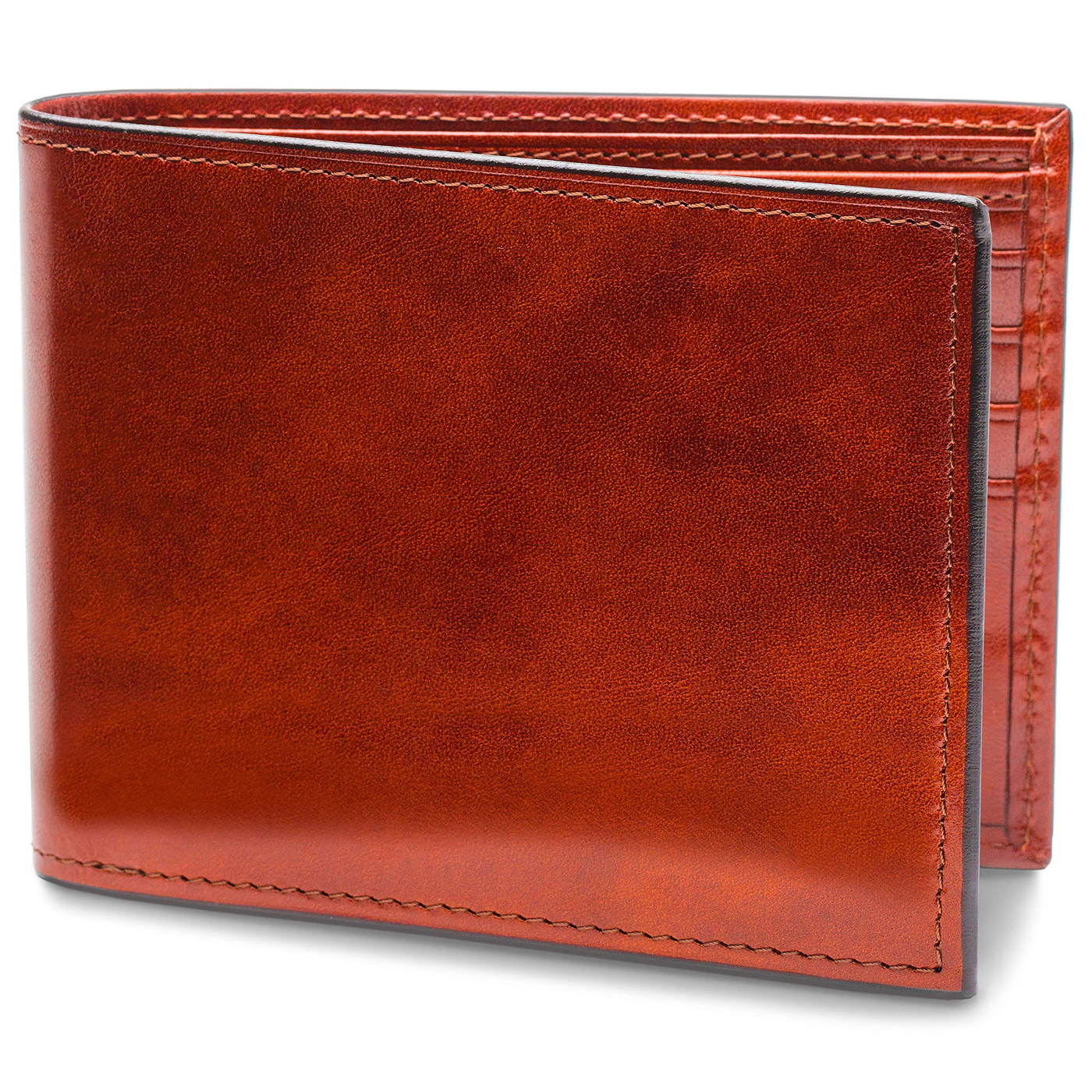 Leather Bifold Wallet Cognac product photo