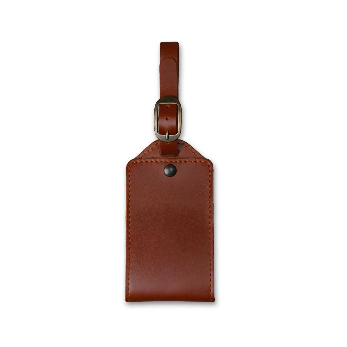 Leather Travel Tag Whiskey product photo