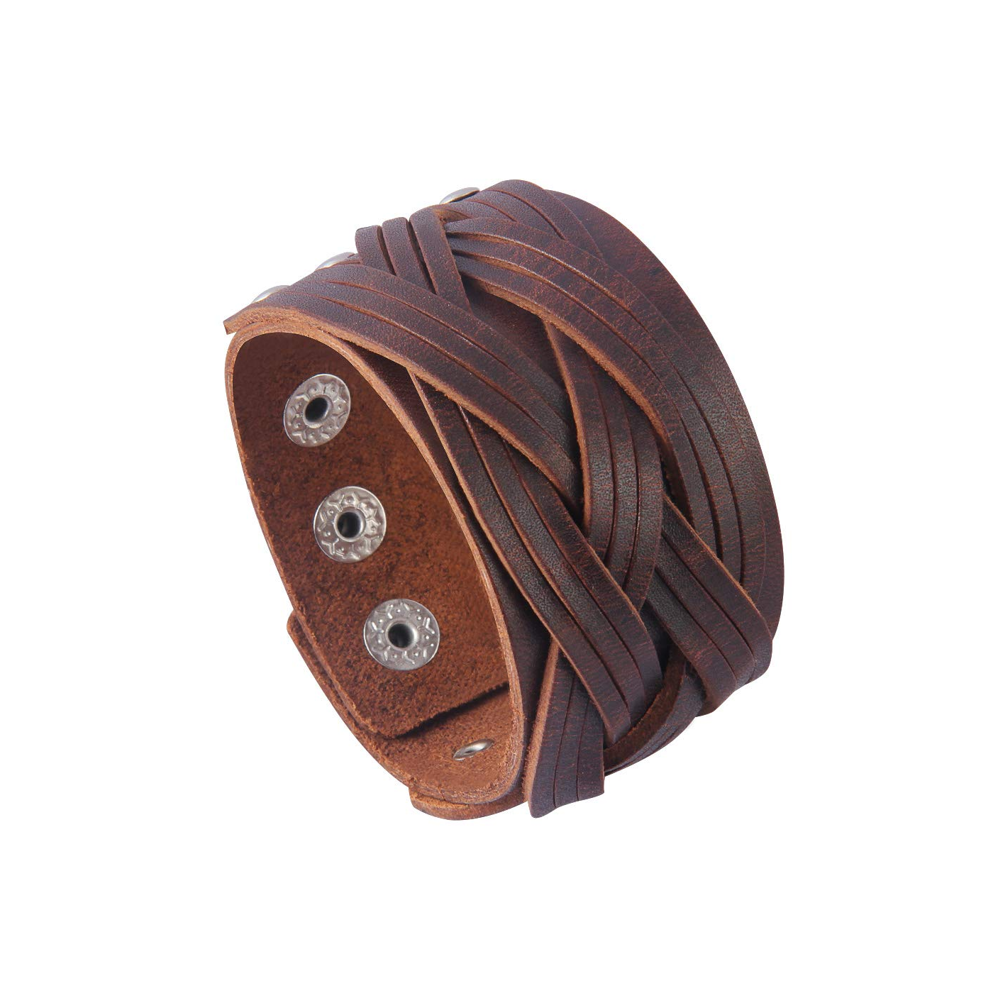 Leather Cuff Bracelet Small product photo